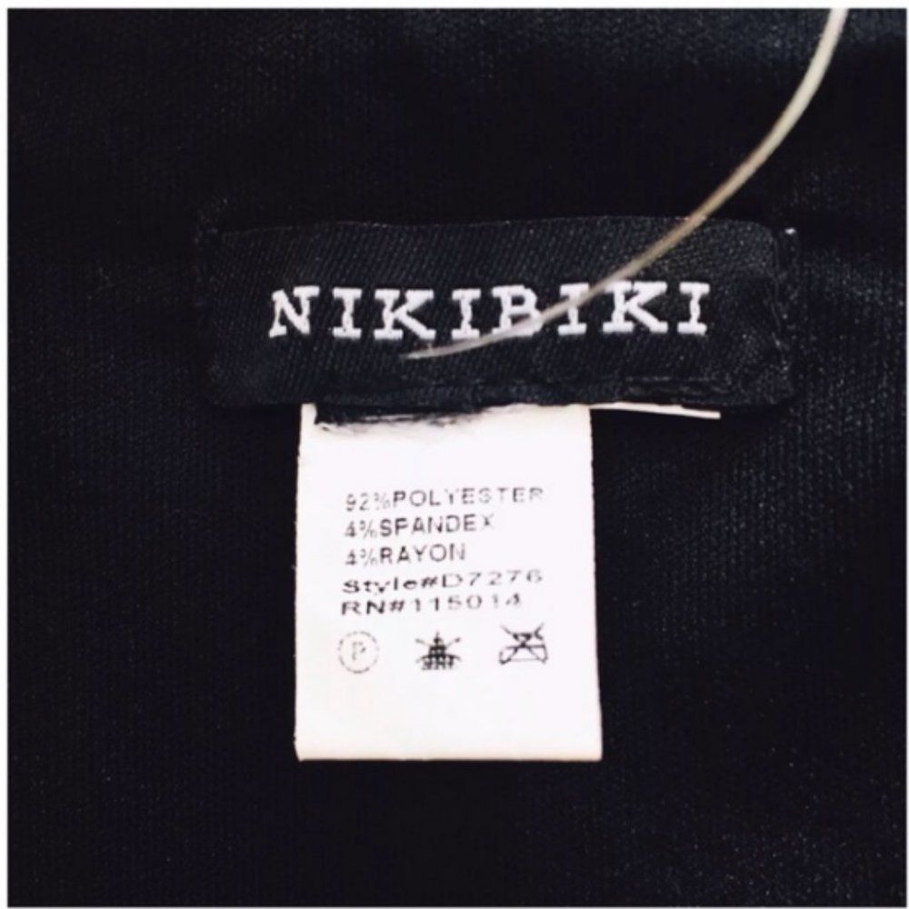 Nikibiki Bandage Bodycon Dress Sequins Black - Picture 2 of 6